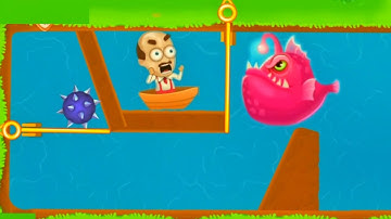 Save Daddy Gameplay | Level 1, 2 , 3 | save daddy pull the pin | Game YJ