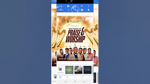 Church Flyer Design in Pixellab 📱 #Shorts Tutorial #viralshorts