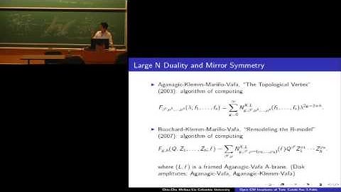Melissa Liu - Open Gromov-Witten invariants of toric Calabi-Yau 3-folds