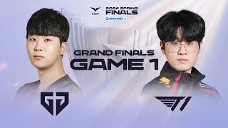 GEN vs T1 Game 1 Highlights | 04.14 | Woori Bank 2024 LCK Spring Finals
