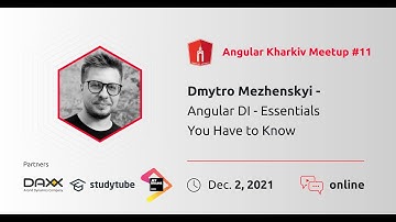 Dmytro Mezhenskyi (@DecodedFrontend) - Angular DI - Essentials You Have to Know