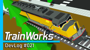 TrainWorks | Version 1.5 Trying The New Route | DevLog #021 #trains #freighttrain #DDA40X