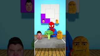 Gegagedi Animation Meme - Color Puzzle Challenge + Lego Spider Man, Hulk, Iron Man screenshot 3