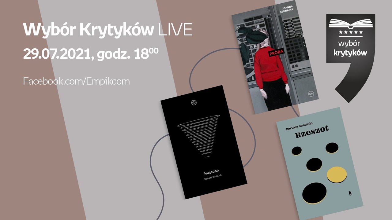 Wybór Krytyków LIVE – PREMIERA ONLINE 29.07 g. 18:00