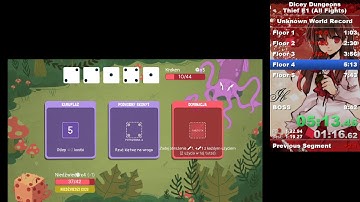 Dicey Dungeons: Thief E1 All Fights Speedrun in 8:13