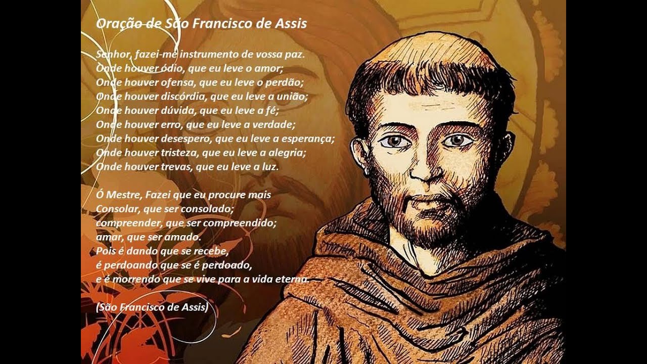 Oração de São Francisco de Assis música YouTube