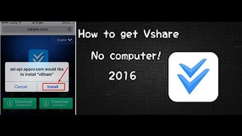 How to Download vShare app Without Computer on iPhone iPad iOS 102-10.1 [vShare iPhone App] 2016