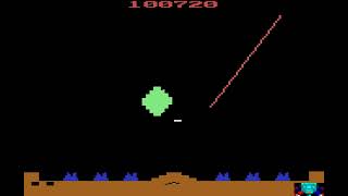 Atari 2600 Game: Missile Command (1980 Atari)