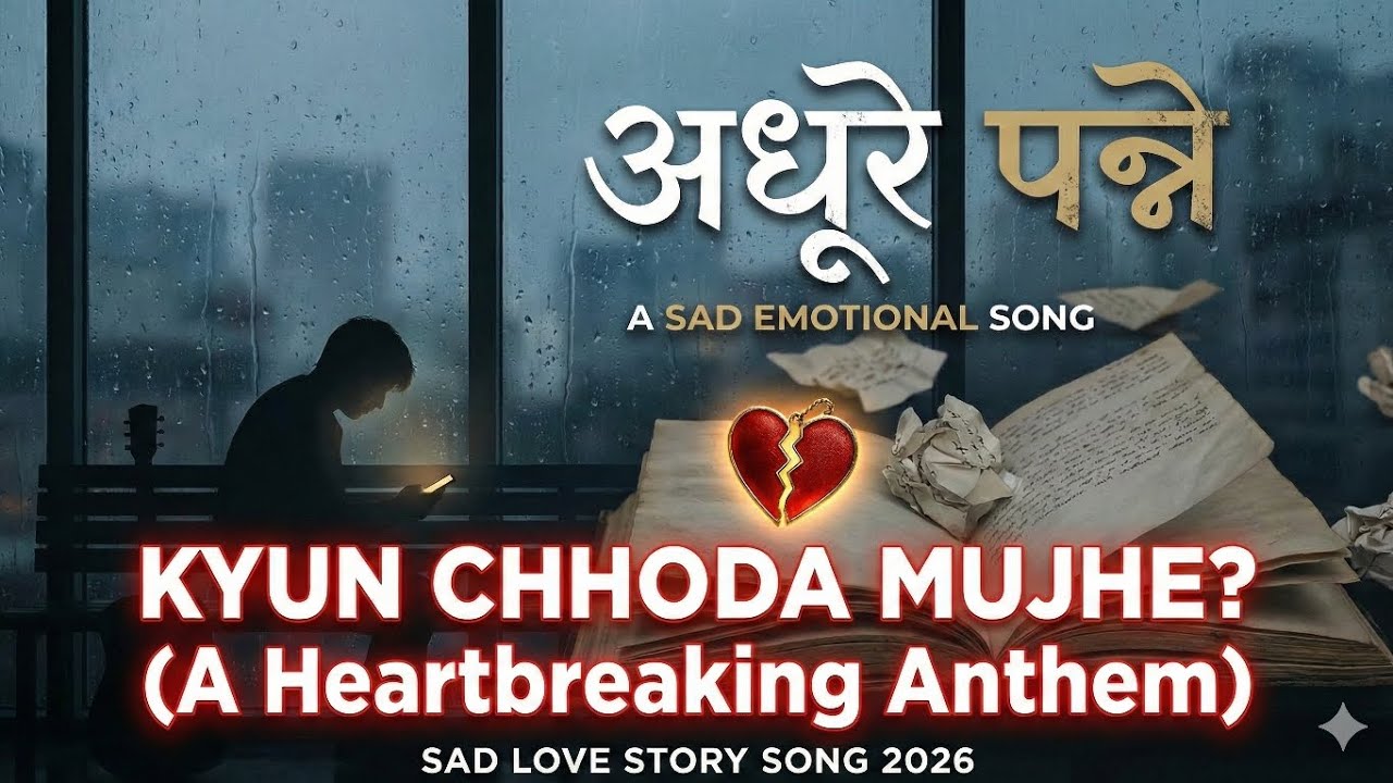 Adhoore Panne (Official Audio) | New Heart Touching Sad Song 2026 | Emotional Love Story