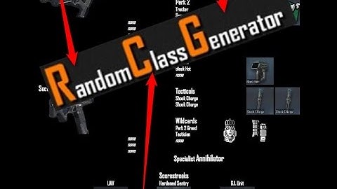 COD BO3 | Random Class Generator #3