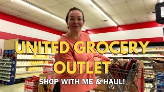 Vlog #241| United Grocery Outlet! Shop with me & haul!