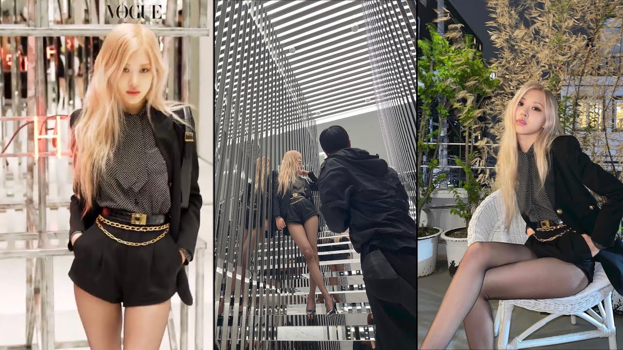 Rosé at YSL Flagship Store Opening 29/4/21