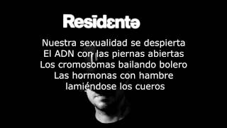 Video thumbnail of "Residente - Somos Anormales (Letra / Lyrics)"