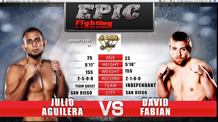 Epic Fighting TV Ep 02 Fight 03: Julio Aguilera vs...