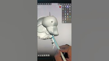 "Shattered Sun" sketch 3D sculpted in nomad sculpt on the m2 iPad Pro. #3dsculpting #3dsculpt