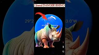 I Found Danger Rhino Real Life Statue Google Earth And Google Map