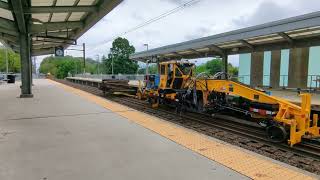 Amtrak MOW Parade With A Salute Elizabethtown Amtrak Station. Elizabethtown Pa. 5/15/2024