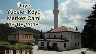 Ünye Yüceler Köyü Merkez Cami Havadan Çekim Görüntüleri