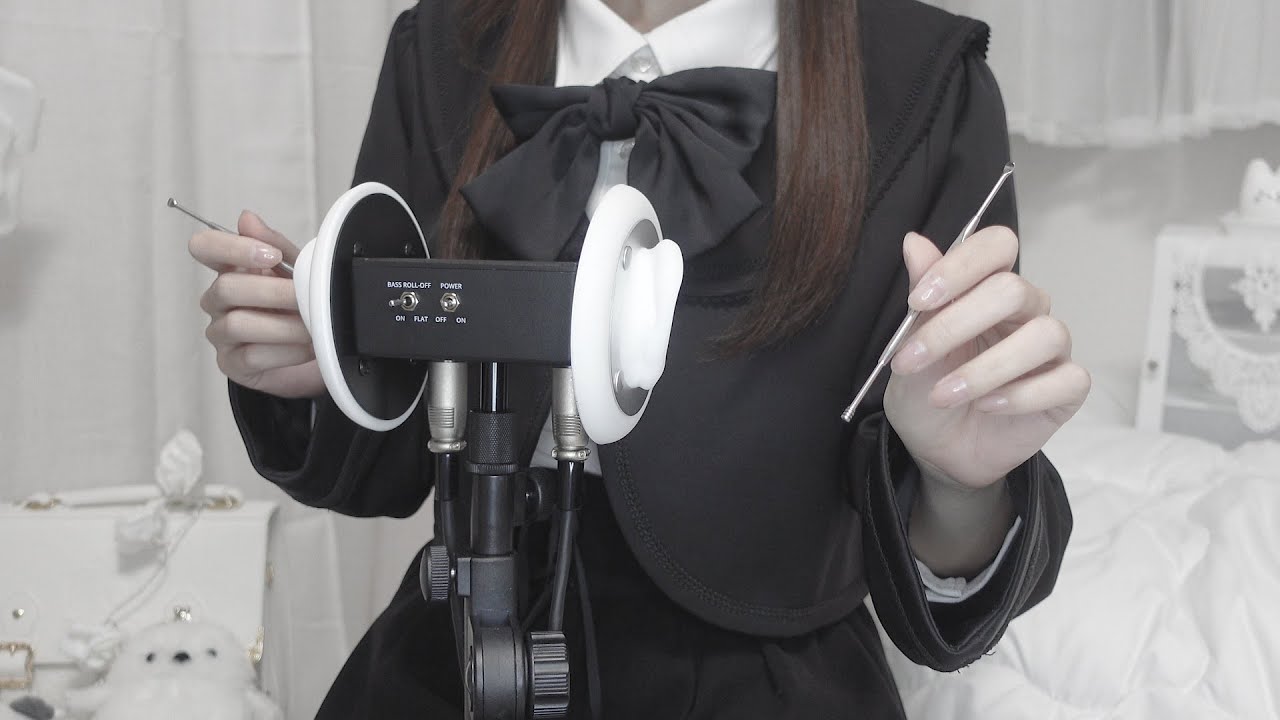 【ASMR】ステンレス耳かきをたっぷり1時間する👂囁き声で雑談あり（両耳。高速。耳介など。）