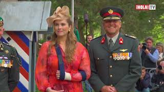 Princess Amalie of the Netherlands reappears after the horse accident that landed her in surgery.