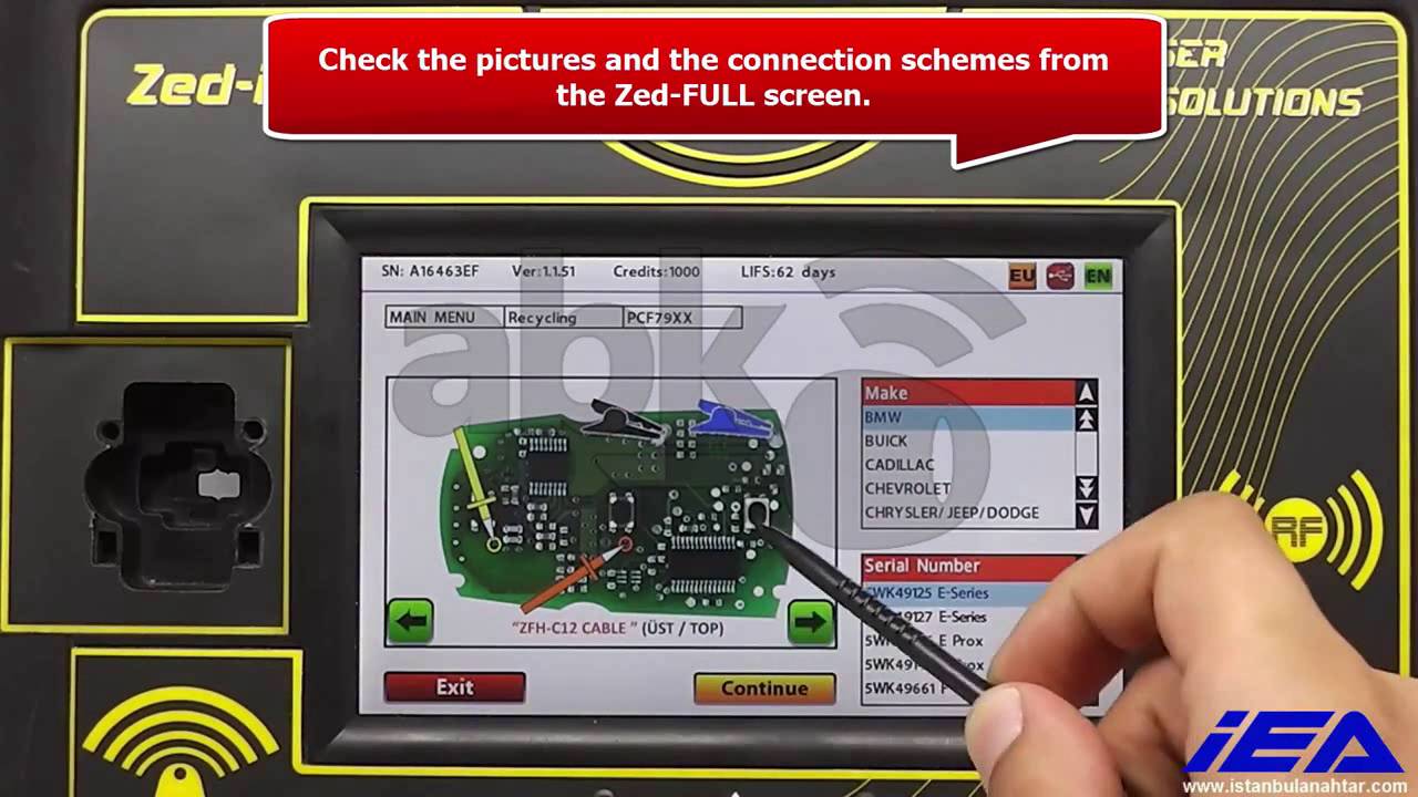 Unlocking BMW E Series Smart Key 5WK49125 By The Zed Full Key
