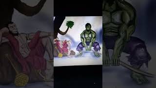 #who is powerful 💪 Hanuman vs Avengers #short screenshot 5