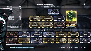 Warframe Vauban build 0 Forma