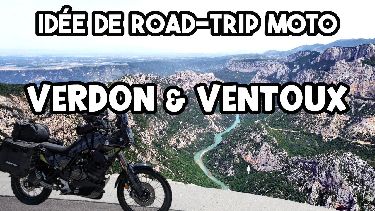 Faire un ROAD TRIP moto dans les gorges du VERDON & au mont VENTOUX sur un weekend