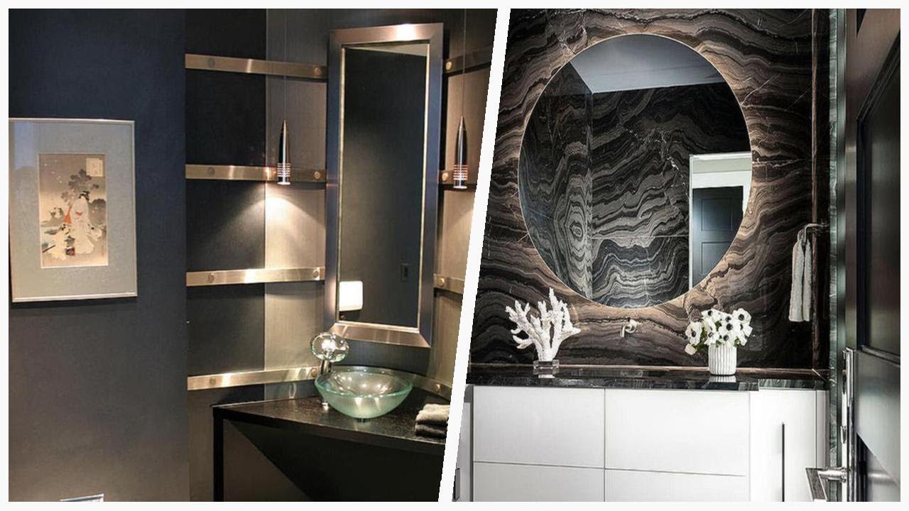 Transforming Your Space: Bold Black Powder Room Designs | Designer ...