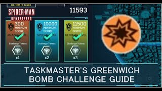 Taskmaster Greenwich Bomb Challenge Tokens Guide | Spider Man Remastered