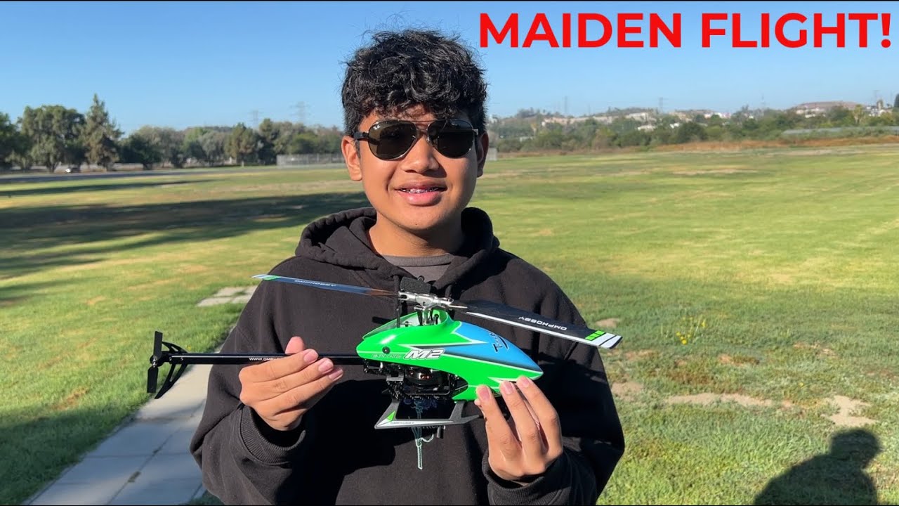 OMPHOBBY M2 EXPLORE 3D HELICOPTER - MAIDEN FLIGHT! - YouTube