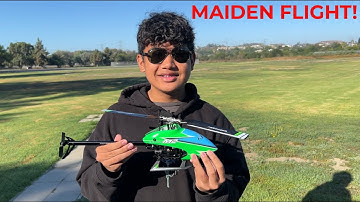 OMPHOBBY M2 EXPLORE 3D HELICOPTER - MAIDEN FLIGHT!