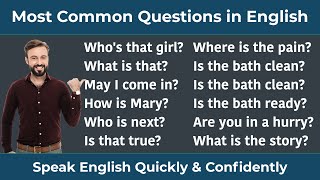 50 Most common questions || How to ask Question in English || English Speaking Practice Class
