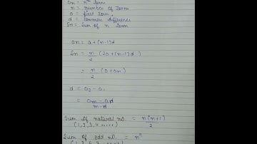 Formula of Arithmetic Progression (A.P) || Class 10 || #shorts #arithmeticprogression  #class10