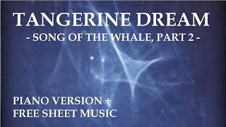 Tangerine Dream Piano Tribute - Song Of The Whale Part 2: To Dusk
