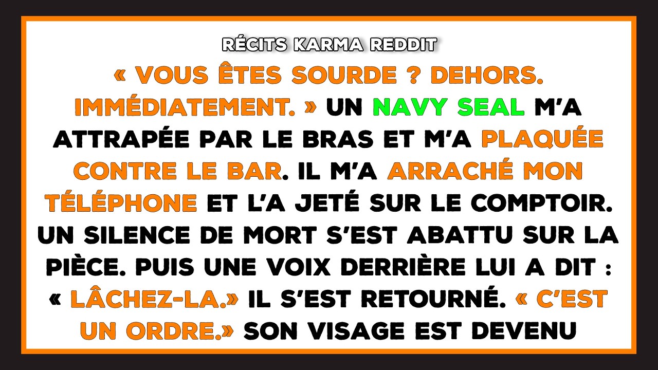 Il était là, juste après dix heures, quand mon téléphone a glissé sur le comptoir en laiton et que le barman a répondu, sa voix résonnant dans le haut-parleur : « Relâchez-la. C’est un ordre. » Le...