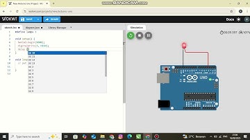 Perbedaan Void Setup dan Void Loop Arduino IDE dengan simulasi Wokwi