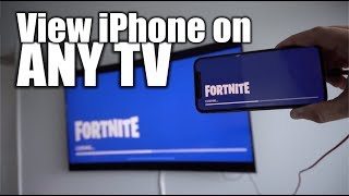 How to View Any iPhone On Any TV - Lightning HDMI Cable