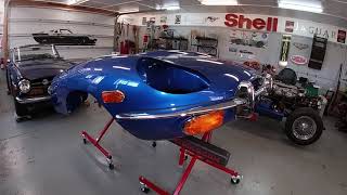 Jaguar E Type Series II Rebuild - 2023-04-08 - Hood Assembly Update