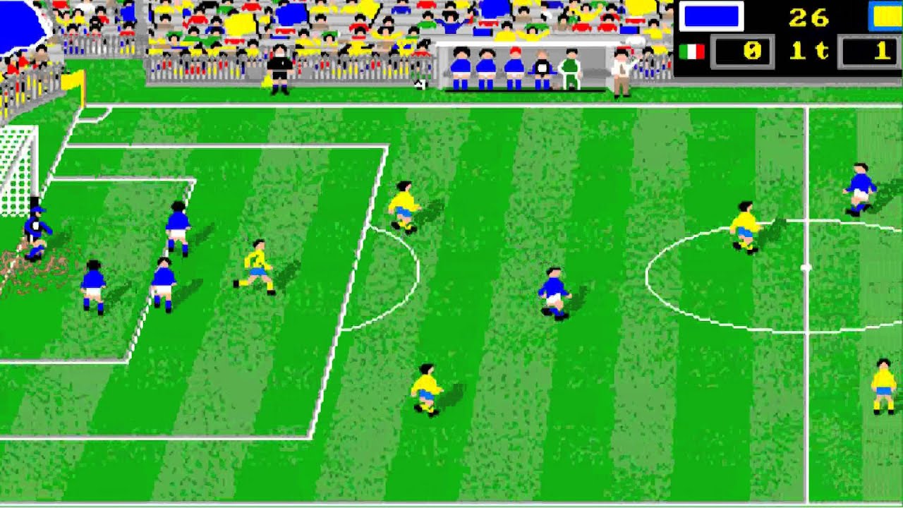 Kick Off », « Sensible Soccer », « Italy 90 »… L'antiquité glorieuse des  jeux vidéo de football