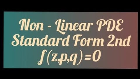 Partial Differential Equations Lecture 6