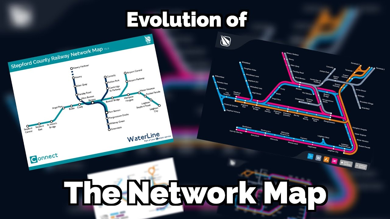 Evolution of the SCR Network Map (1.0 to 1.10) - YouTube