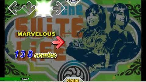 【Stepmania（DDR Disney Channel Edition）】SUITE LIFE THEME SONG【HEAVY】