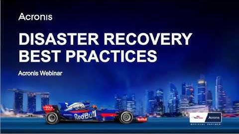 Disaster Recovery Best Practices