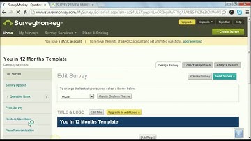 Creating a survey using surveymonkey-Internet marketing tutorial by Tintin Papio