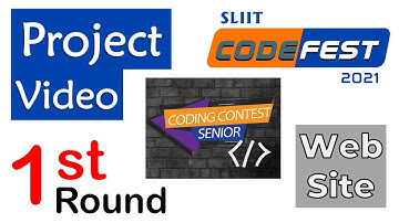 Codefest 2021 1st  round Project Video