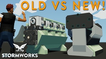 WHICH ONE IS BETTER? Modular Engines vs Old Engines - Stormworks