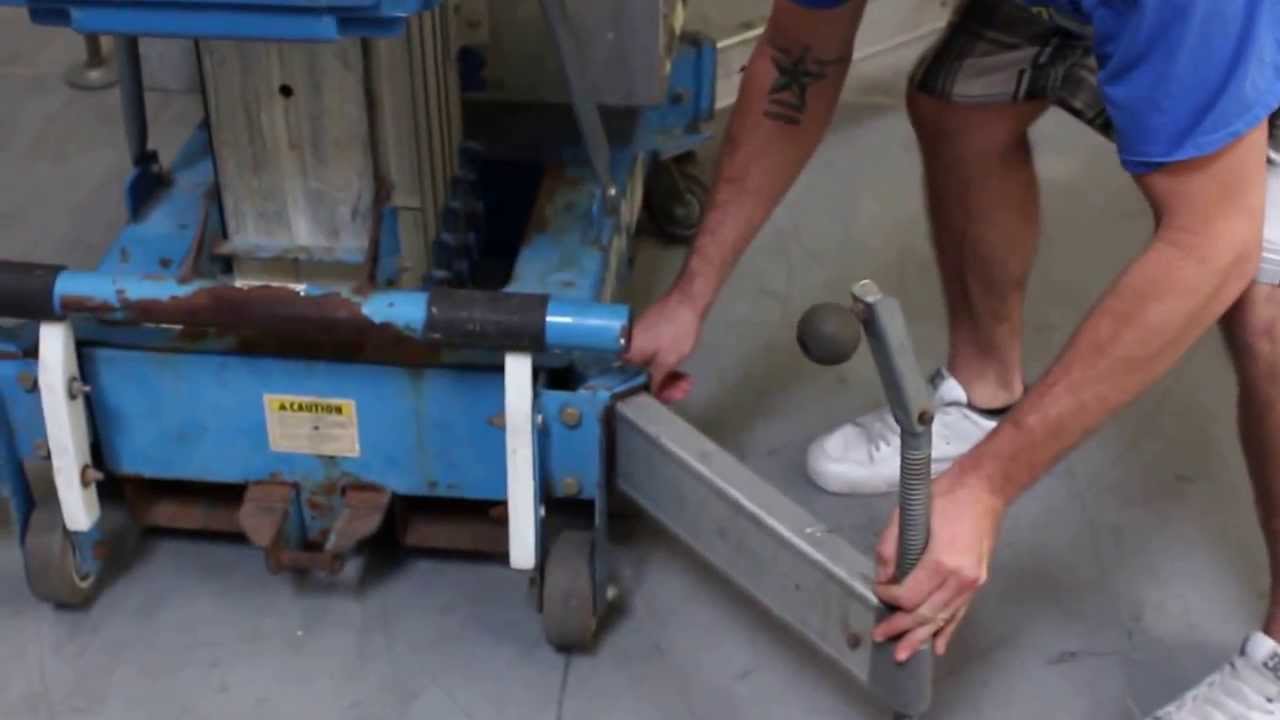 AWP 24 GENIE MANLIFT VIDEO YouTube