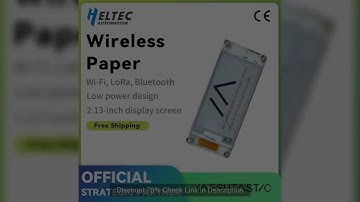 Heltec Meshtastic ESP32 Wireless Paper Eink Display Smart Price Tag Electronic Shelf Label via Blueb