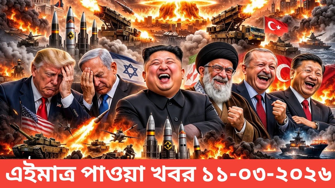 আন্তর্জাতিক বাংলা সব খবর BBC World News 11 March 2026 || World News Bangla || International News